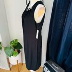 Eliza J Faux Pearl Sleeveless Shift Dress Classic Little Black Dress Size 12 NWT Photo 10