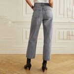 Slvrlake Wash Moonlight Blue London Crop Straight Leg Jeans Sz 26 Photo 12