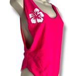 Aerie  Pink High Cut Scoop One Piece Swimsuit Size Large Photo 1