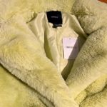 Forever 21 NWT Lime Faux Fur crop y2k colorful glamorous street wear 90s fuzzy Photo 4