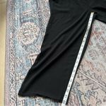 Eileen Fisher Black Silk Georgette Crepe Ankle Straight Pant NWT Size Medium Photo 12