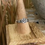 Sterling silver Om Ring Size 9 3/4 Silver Photo 1
