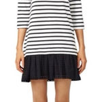 Kate Spade x BROOME STREET Dot Eyelet Stripe Dress Photo 0