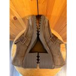 Fly London  Olive Suede Loafers with Leather Trim Shoe Size EU 40 US 9-9.5 Photo 5