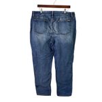 Chico's So Slimming Girlfriend Ankle Jeans Embroidered Floral Size Plus Photo 12