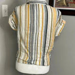 Love Note Love Notes Cropped Tie Front Button Down Shirt Size Small Photo 2