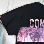 Converse  Black Tropical Pink Graphics Shirt Size Large EUC #2644 Photo 1