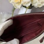 Coach Stripped Red and White Wristlet NWOT Photo 3