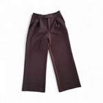 Good American Brown Double Breasted Scuba Suit Blazer and Slacks Size 3 (L) Photo 6