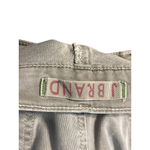 J Brand Vin Fawn Zip Ankle Jeans Army Green Zippers Size 26 Cotton Blend Photo 5