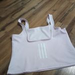 Adidas White / Pink Hyperglam Aeroready Training Tank Top Photo 6