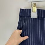 J.Crew  Collection High Rise Short Pinstripe Italian Wool Blend Navy US 12 NWT Photo 12