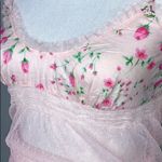 Victoria's Secret Vintage Victoria’s Secret Rosette Mesh Babydoll Photo 2