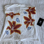 Amazon SUUKSESS flower and butterfly foldover tube top Photo 0