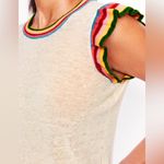 BODEN Josie Frilled Linen Tank S 100%LINEN White Photo 4