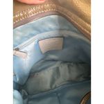 Coach Patent Leather Taupe Shoulder Buckle Bag Photo 4