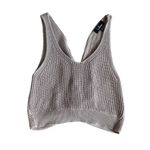 Lulus Let's Get Away lilac purple knit cropped low-back tank top size M Photo 10