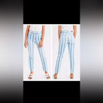 American Eagle ‎ Retro Indigo Stripe High Waist Mom Jean - 6 Photo 2