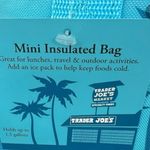 Trader Joe's Mini Blue Insulated Bag NEW DROP Photo 5