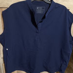 FIGS Technical Collection 4XL Top Sleeveless Navy Blue Just Saving Lives Photo 0