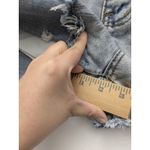 Hot Pants Mini Shorts Studded High Rise Waist Distressed Light Blue Size S Photo 4