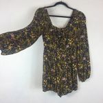 Urban Outfitters  Paulina Floral Square Neck Romper Photo 9