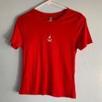 Next Level Apparel Red tight fitted anchor t-shirt Photo 0