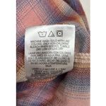 Wrangler  Wrancher Flannel Button Down Women’s 3X Burgundy Pastel Plaid Western Photo 4