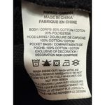 Nike Black Colorblock Swoosh Long Sleeve Cropped Hoodie Hooded Sweatshirt XS Photo 3