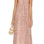 Natalie Martin  Astrid Halter Neck Sleeveless Long Maxi Dress Silk Floral Large L Photo 0