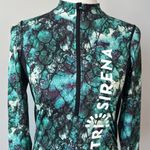 Tri Sirena Multisport Cycling Running Long Sleeve Jersey Top Women's Large Blue Photo 1