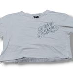 Metal Mulisha Top Size Small SM Cut Off Crop Top Baby Tee Graphic Print T-Shirt Women's Photo 0