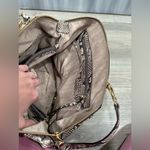 Michael Kors Large Embossed Leather Satchel Snakeskin Photo 7