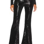 NBD x Marianna Black Sequin Flare Pants Photo 2