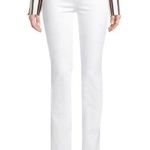 frame denim FRAME Le Mini Boot Jeans in White Size 28 Full Length Photo 0