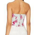 Favorite Daughter Lanai Floral Corset Top Blue Summer Peony Size 10 Photo 1