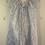 Oscar de la Renta VTG Nightgown Sleepwear Floral Print Short Sleeve Size M Photo 0