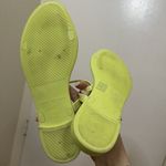 Stuart Weitzman  neon yellow slip on jelly flats sandals size US 7 Photo 2