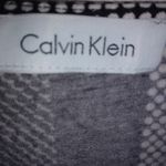 Calvin Klein  L Shade Block Dots Zipper Sleeve Top in Black White Gray Workwear Photo 5