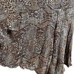 Newport News Snakeskin Print Stretch Maxi Skirt Size 8 | Mermaid Hem Y2K Grunge Photo 5