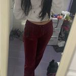 Disney red velvet pants Photo 0