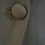 Buttons Spenser Jeremy Silk Elegant Long Black Blazer Deep V Neck Fabric  Sz 8. Photo 6