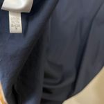 Chico's  Collared Short Sleeve Shirt Dress Navy Blue Sz 3 US 16 / 18 Knee Length Photo 9