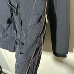 ZARA  Black Toggle Jacket with Fur Collar Photo 4