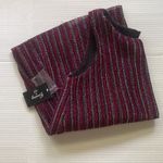 ECI NWT Evening by  New York pink stripe sparkle Night Out sleeveless top, size M Photo 2