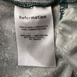 Reformation  Large Angelina Knit Mini Dress Floral Sweetheart Neck Long Sleeve Photo 9