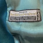 Leslie Fay Vintage ‘80s Personal () Teal Niedieck Velvet Collarless Blazer Photo 7