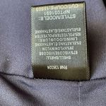 Halston Heritage V-Neck Fit Flare Ponte Knit Mini Dress, Sz 2 Navy EUC Photo 3