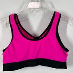 Cacique Sport by  Women neon pink black sport bra size 38DD Photo 2