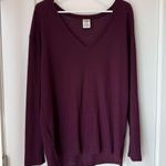 PINK - Victoria's Secret PINK Oversized Waffle Knit V-neck Size Small Photo 0